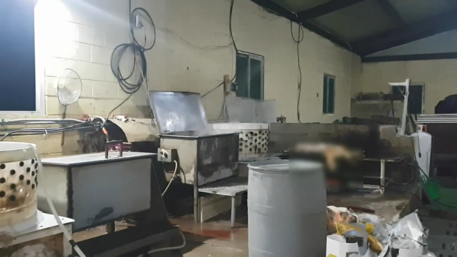 불법도축 현장 모습. 경기도 제공