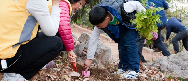 한국암웨이 홈페이지 내, 사회공헌활동