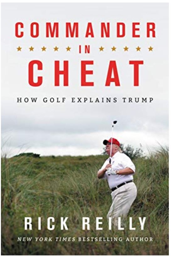 SI 칼럼니스트 출신 릭 라일리가 쓴 책 ‘속임수 대장-골프를 보면 트럼프가 보인다’ 책 표지 사진.