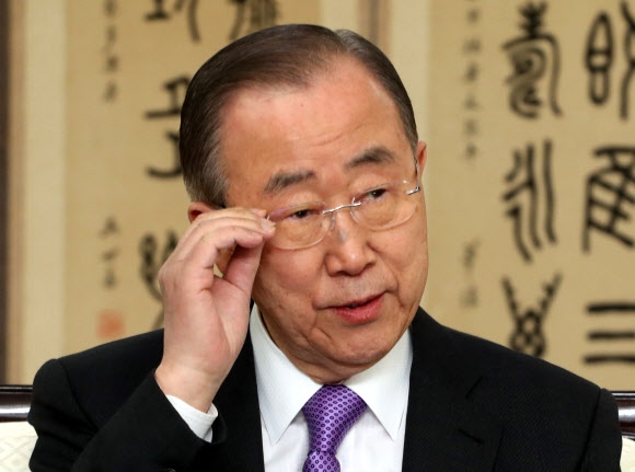 중국 방문 마친 반기문 전 유엔 사무총장