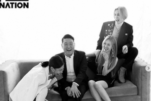 싸이, 제시-현아-이던과 환한 미소 ‘보는 사람도 미소가 저절로’