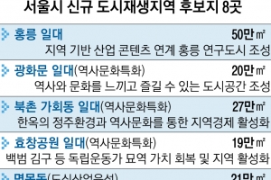 홍릉 등 13곳에 2400억 투입… 서울 도시재생 ‘탄력’