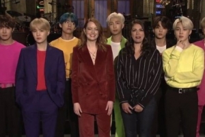 방탄소년단 SNL, 세계무대 컴백 ‘라라랜드 엠마스톤이 팬 자처’