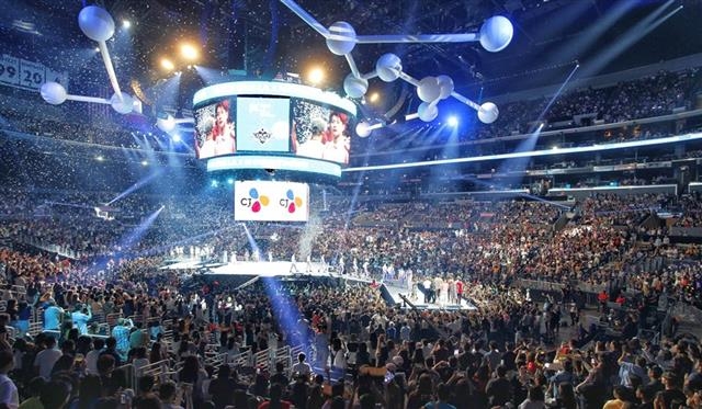 ‘케이콘’ 2018 로스앤젤레스 현장.  CJ ENM 제공