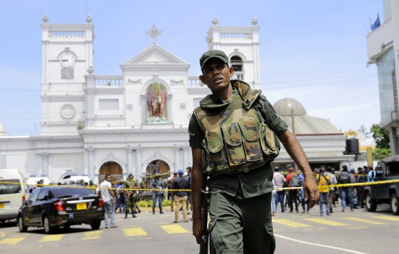 스리랑카 연쇄 폭발 시발점 콜롬보 안토니오 성당
