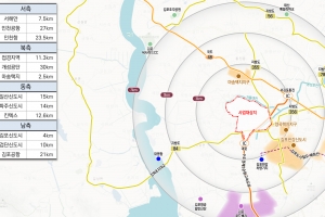 김포 대곶면 거물대리 515만 7660㎡ 개발행위허가 제한구역 지정 주민의견 청취