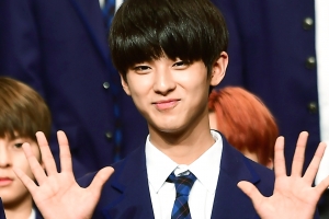 [현장포토] ‘프로듀스X101’ 젤리피쉬 김민규, 연습생들도 반한 비주얼