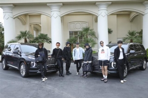 방탄소년단, 팰리세이드 타고 빌보드 시상식 참석