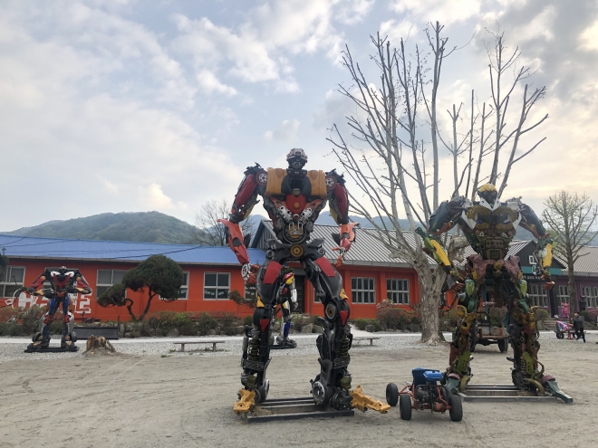 오대호아트팩토리 야외 갤러리