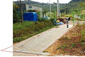 김포 빌라촌에 무슨 일 있기에… 이웃끼리 펜스까지 쳤나