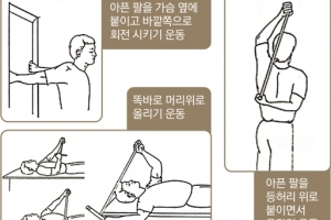 스스로 팔 들어올릴때만 통증 있다면… 회전근개 파열 의심하세요