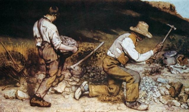 ‘돌 깨는 사람들’ 귀스타브 쿠르베 (1849)