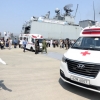 해군 청해부대 입항 환영행사 사고로 군인 5명 사상