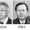 전직 대법관들, 朴·MB 섰던 피고인석에 나란히