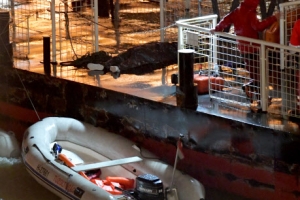 ‘헝가리 침몰’ 유람선, 도착 몇분 남기고 대형 크루즈에 추돌