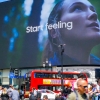 런던 피카딜리 서커스 밝힌 삼성전자 QLED 8K TV 광고