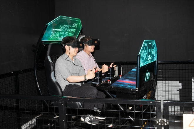 증평군 좌구산천문대에 마련된 VR체험장. 증평군 제공.