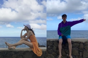 남궁민♥ 진아름 ‘같이 간 거 맞네’ 서로 찍어준 여행 사진