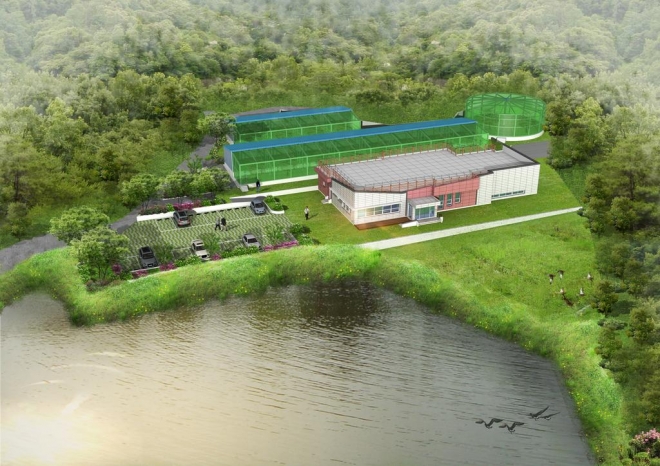 따오기 구조 치료센터 조감도