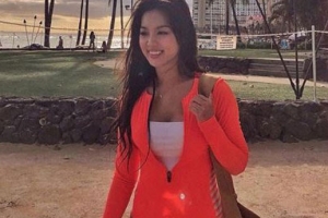 [포토] 김희정, 와이키키 해변에서 뽐낸 명품 몸매