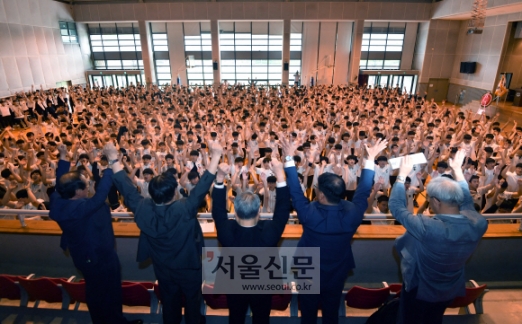 [서울포토] 서울 중앙고에 열린 ‘6.10 만세운동 기념식’