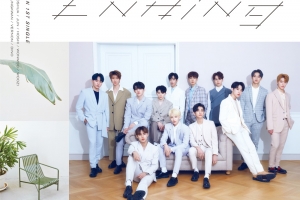 세븐틴 싱글 ‘해피 엔딩’ 25만장↑… 日레코드협회 ‘플래티넘 인증’