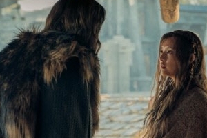 ‘아스달 연대기’ 장동건-김지원, 살벌한 대립 현장 ‘소름’