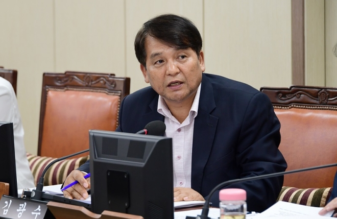 김광수 시의원(더불어민주당·도봉2)이 발언하고 있다