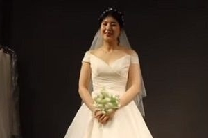 강유미, 웨딩드레스 피팅 공개 “일생 최대 몸무게”
