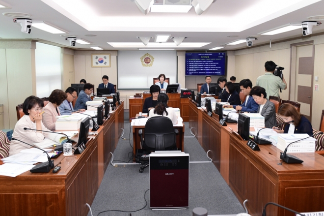 보건복지위원회 ‘19년 제2차 추경안 및 ‘18회계연도 결산승인안 심사 현장