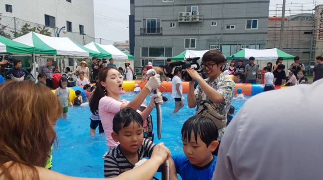 2018년 제1회 불암장어문화축제 장어잡기 체험 행사   