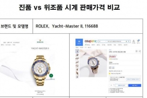 “쿠팡, 5300만원짜리 시계를 18만원 짝퉁에…”…시계업계의 분노