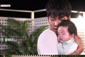 이승기 아기, 어색한 포즈 ‘아기 아빠는 아니군’