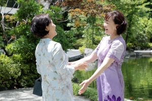 [포토] 김정숙 여사, 아베 총리 부인 아키에 여사 만나