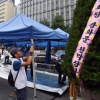 [서울포토] 광화문광장 천막 옮기는 우리공화당