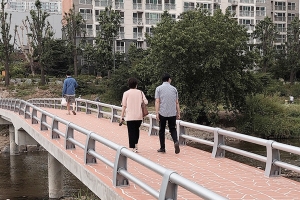 안양천 비산대교 인근 자전거 이용자 위한 세월교 준공