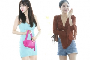 현아 VS 솔라, 폭염 날리는 공항패션 “누가 더 핫한가”