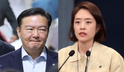 민경욱 자유한국당 대변인 vs 고민정 청와대 대변인