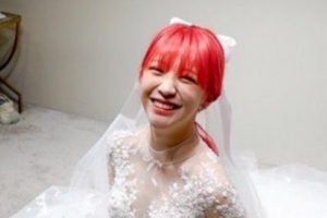 최예슬, 빨간 머리 웨딩드레스 ‘파격’ 지오 반응은?