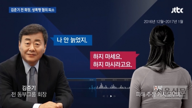 김준기 전 동부그룹 회장 가사도우미 성폭행 혐의 피소
