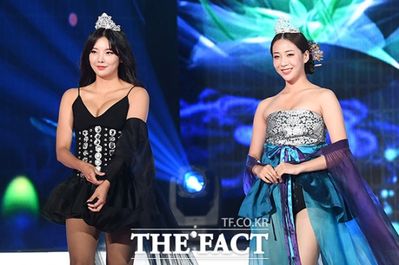 2018 미스코리아 선(善) 송수현(왼쪽)과 서예진. 사진=THE FACT