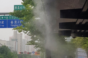 군포시, 버스정류장 6곳에 안개 생성기 설치