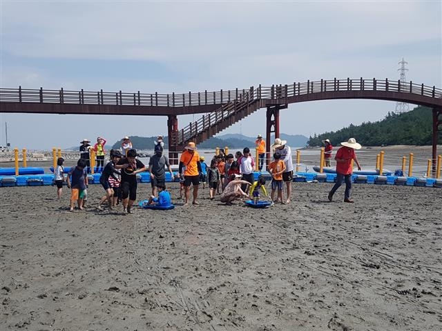 한국농어촌공사가 어촌 지역개발 사업의 일환으로 참여한 전남 신안군 임자진리 권역의 관광지. 한국농어촌공사 제공