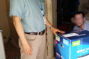 부천시, 미세먼지 취약계층에 공기청정기 20대 지원