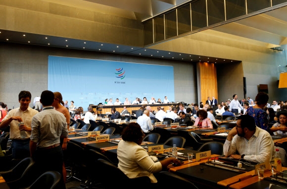 WTO 이사회 열린 제네바