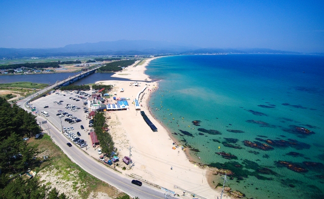 영덕 대진해수욕장 전경. 영덕군 제공