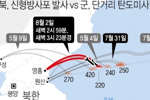 北 “어제도 신형대구경조종방사포 시험사격” 우린 여전히 미사일?