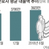 임금근로자 평균 대출 작년 말 4000만원 돌파