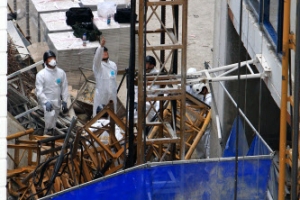 속초 공사장 승강기 15층서 ‘쿵’… 3명 사망