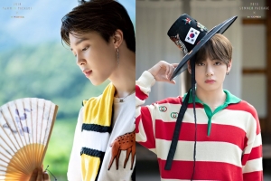 방탄소년단 ‘2019 서머패키지’ 스틸컷 공개… ‘부채 지민’→‘갓 뷔’ 전통美